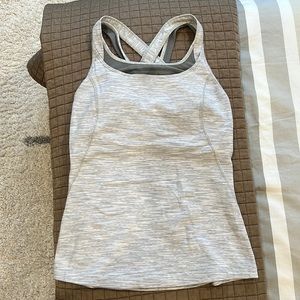 Lululemon 2 in 1 tank top with bra * strappy * fits like 0/2 XS